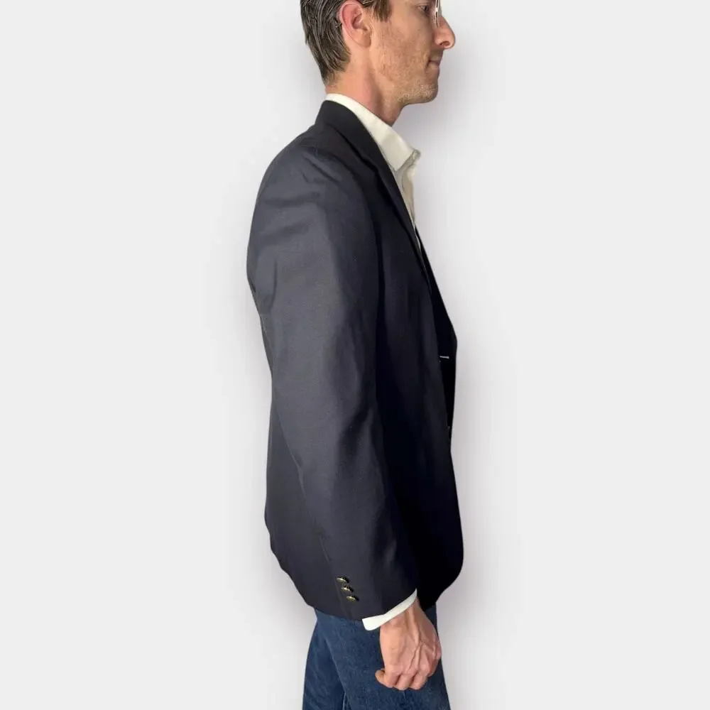 Oscar‎ de la Renta Navy Wool Blazer